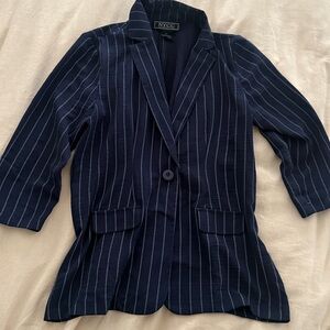 NYC Dark Blue Striped blazer